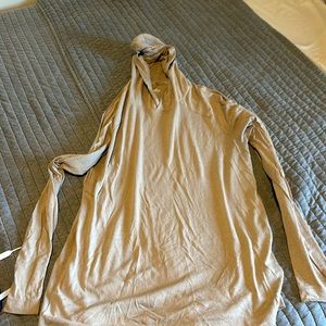 Alo brown long sleeve hoodie Size M. Recommend as S